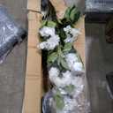 White Faux Hydrangea Tree 2pcs: 40 inch Hydrangea Artificial Flowers
