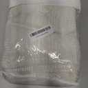 Extra Long Boho Farmhouse Shower Curtain with Tassel, Linen Bohemian French Country Chic Bathroom Shower Curtain Set, Modern Striped Textured Shower Curtain 72x84 - Beige/Cream