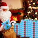 Christmas Poly Bubble Mailers 7 x 10 Inch Christmas Padded Envelopes Self Adhesive Retailer Holiday Shipping Bags for School Family Large Xmas Gift(40 Pcs,Xmas Bell)