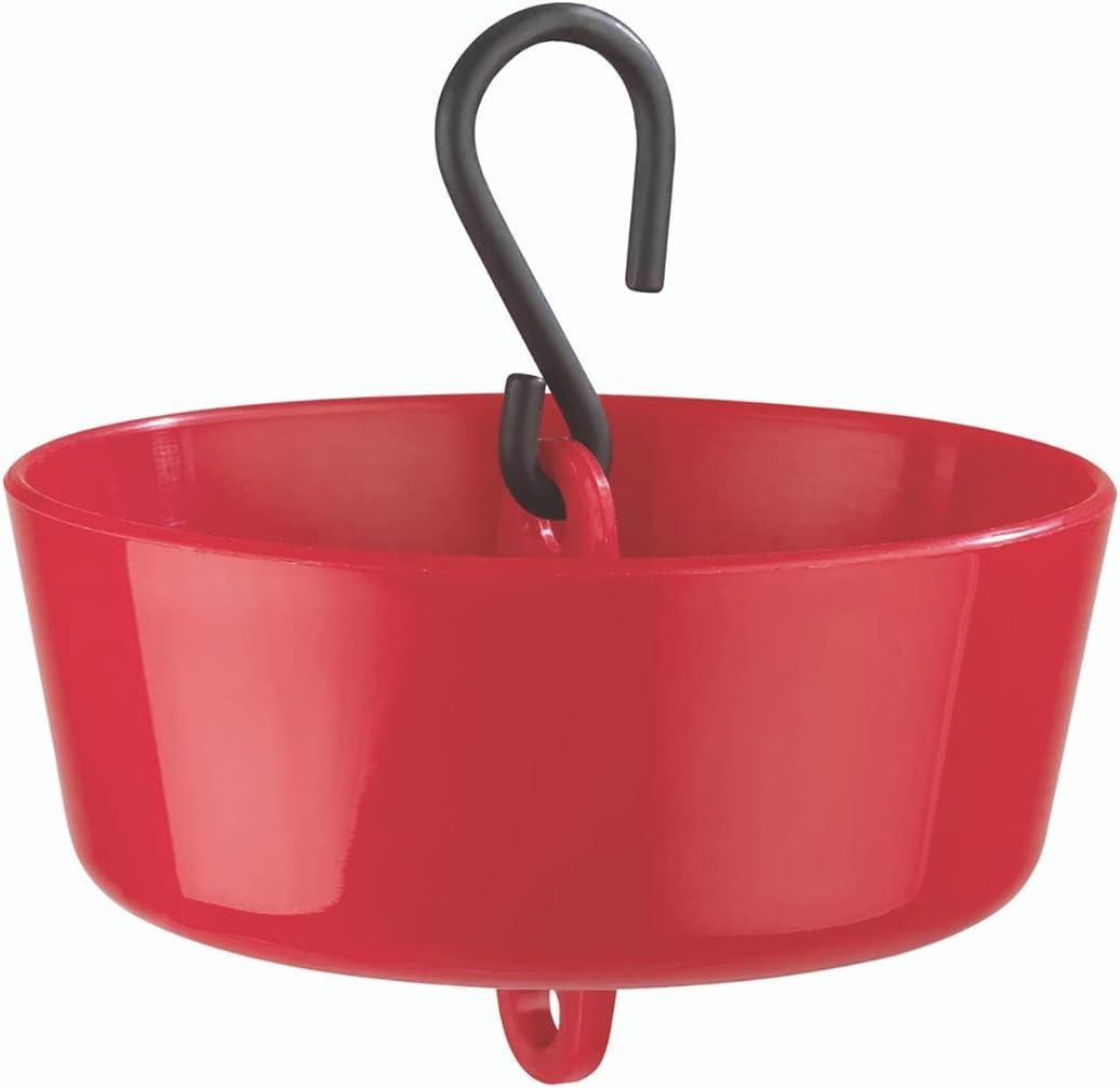More Birds Ant Guard for Hummingbird Feeders, Red, 3.5-Inch Diameter
