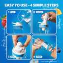Cirkul Squeeze Lemonade 6-Pack. No Sugar, Zero Cal Flavored Water, BBD 02/2027
