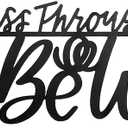 Spiritual Spaces Durable Thick Metal Wall Decor - Spiritual Bible Quotations, Glossy Black Powder Coating, Water-Resistant - Robust and Long-Lasting, Ideal for Indoor & Outdoor Use, Uplift Your Spirit