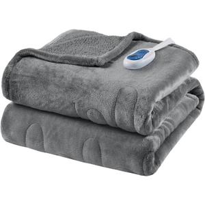 Beautyrest Microlight Reverse to Berber Luxury Heated Throw 60x70in