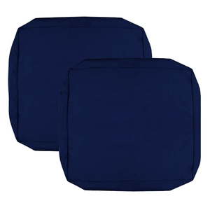 FLYMEI Patio Cushion Covers 25x25x5 Waterproof Outdoor Cushion Cover Replacement 2Packs Outdoor Seat Cushion Slipcover for Rattan Chair Sofa, Apricot