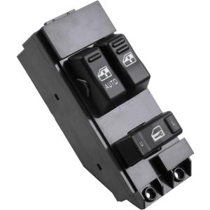 Driver Side Master Power Window Switch Compatible with 1999 2000 2001 2002 Chevy Silverado GMC Sierra 1500 2500 2500HD 3500 Pickup Truck Replace # 15047637
