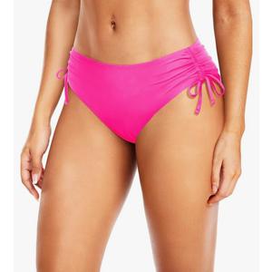 Daci Women Mid Waist Bikini Bottoms - Full Coverage Swim Bathing Suit Bottom Side Tied Swimsuit Bottoms,M