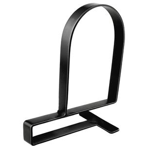 Book Ends for Shelves: Black Metal Book Ends, Heavy Duty Bookend Supports for Shelves, Non-Skid Book Organizer for Home Office School Supplies