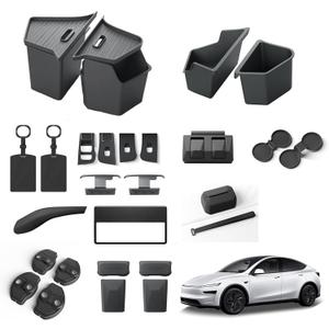 LUCKEASY 12PCS Organizer Sets for Tesla Model Y Juniper 2025 2026