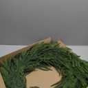 30" Norfolk Pine Wreaths for Front Door,Christmas Cedar Wreath Greenery aound Year, DIY Large Artificial Greenery Christmas Outdoor Wreath for Porch,Window,Farmhouse,Home,Holiday,Hanging Decor