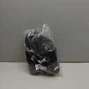 Zigzagger Men's Slip On Moccasin Slippers, Indoor/Outdoor Warm Fuzzy Comfy House Shoes, Fluffy Wide Loafer Slippers (13-14, Jet Black)