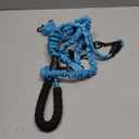 3 Way Dog Leash,No Tangle for Three Dogs, 3 in 1 Dog Leash with 360 Swivel, Shock Absorbing, Reflective Threads Comfort Foam Handle, Ideal for Small Dogs and Dog Training (Blue, Three Leashes)