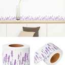 Peel and Stick Wallpaper Borders Wall Borders Window Trim Molding Mirror Frame Kit Wall Panel Bulletin Board Borders Purple Lavender 10 X 500cm