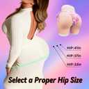 Silicone Hip Enhancer Pads for Women Butt Lift Shapewear Body Shaper for Curvy Enhancement Butt Pants fake butt, Small/Medium, Brown