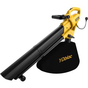 3-in-1 Corded Electric Leaf Blower Vacuum Mulcher