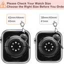 CTYBB for Apple Watch Band Series Ultra SE 8 7 6 5 4 3 2 1 38mm 40mm 41mm 42mm 44mm 45mm 49mm, Stainless Steel Slim & Thin Mesh Magnetic Clasp Strap Women and Girl Replacement Band for iWatch
