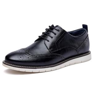 Men's Casual Oxfords Wingtip Business Formal Dress Shoes DS22 Black 11