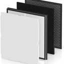 4 Pack MinusA2 Filter Replacement Kit Compatible with MinusA2 Air Purifi-ers, SPA-700A, SPA-780A, SPA-780N, 4-in-1 HEPA and Activated Carbon Filter [for Odor]