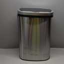 Trash 3-Gallon Touch Free Sensor Automatic Touchless Can (Batteries Not Included