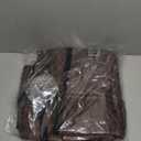 3 Layer 63 x 47 Inch Visible Winter Insulated Window Cover,Oxford Thermal Insulated Window Blanket with Fastener,Brownish Red Window Insulation Kit for Winterizing Keeping Home Warm