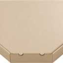 Pre-Made pizza Box with Bevel Edge 10" x 10" x 2"  Food-Grade Cardboard, Flute E Design, Perfect for Pizzerias and Restaurants, Durable, Eco-Friendly Packaging - Brown (Pack of 50)