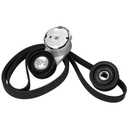 90K-39282D Serpentine Belt Drive Component Kit Compatible with Chrysler Town & Country, Dodge Grand Caravan/Journey/Avenger, Ram C/V 3.6L V6 (2011-2019), Tensioner 39282, Idler Pulley 38082, 6PK1960