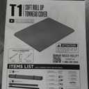 Tyger Auto T1 Soft Roll-up Truck Bed Tonneau Cover Compatible with 2016-2023 Toyota Tacoma | 6' (74") Bed | TG-BC1T9045