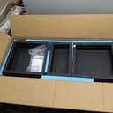 Matte Black 14"x36" Black Shower Niche Insert Tile Ready 3-Tier Niche