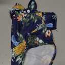 Hawaiian Beach Print Pet Dog Cat T-Shirts Cute for Dog Cats Cool Summer Vest Camp Shirt Clothes (Dark Blue, S)