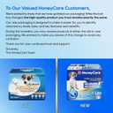 HONEY CARE All-Absorb, Large 22" x 23", 100 Count, Dog and Puppy Training Pads, Ultra Absorbent and Odor Eliminating, Leak-Proof 5-Layer Potty Training Pads with Quick-Dry Surface, Blue, A01