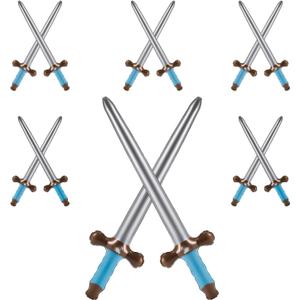 12pcs Inflatable Swords, 24 Inch Inflatable Pirates Swords Pirate Party Swords Inflatable Toy Swords Pirate Party Supplies for Birthday Cosplay Halloween Costume