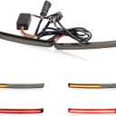 Saddle bag LED Tail Lights Smoked Saddlebag Brake Running Light with Sequential LED Turn Signals for Harley Touring, Sportster, Dyna, Street Glide Road King 2014-2023