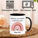 WOSIWULA 62th Birthday Coffee Mug Cup, 11oz, Black, Ceramic, Turning 62 Year Old Birthday Gifts for Her, Him, Mom, Dad, Family & Friends (1963)