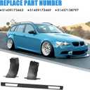 3Pcs Cup Holder Trim Driver & Passenger Side Retractable Set Compatible with 2006-2013 BMW 3 Series E90 E91 E92 E93 323i 325i 328i 330i 335d 335i M3 51459173463 51459173469 51457138797 Black