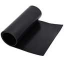 Neoprene Rubber Sheet Roll - 1/8 Inch Thick x 12 Inch Wide x 2 Feet Long Solid Rubber Gasket Seal for DIY Gaskets, Pads, Seals, Crafts, Flooring, Cushioning of Anti-Vibration, Anti-Slip