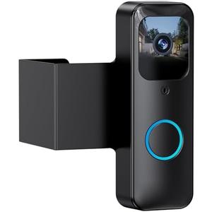 LOCKA Blink Doorbell Mount, Full-Metal Anti-Theft, No-Drill, Compatible with Blink Video Doorbell 1st Gen, Not for 2nd Gen, Black, Stainless Steel, Door Mount