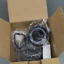 64oz Insulated Water Bottle (Cold for 48 Hrs),BPA Free&Leak Proof,Half Gallon Stainless Steel Water Flask,Water Jug with Straw Spout Lids for Gym,Hiking,Camping,Black Blue