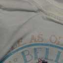 FLOYU Belle's Book Shop Sweatshirt Princess Belle Pullover Book Lover Tops Casual Magic Kingdom Long Sleeve Shirt Medium, Light Grey 