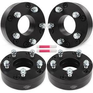 SCITOO 4Pcs Wheel Adapters 2" 6x5.5 to 5x5 Bore 78.1mm Studs 14x1.5 6 Lug Wheel Spacers Adapters Fit for Chevrolet Tahoe for Chevrolet Avalanche for Chevrolet Blazer for Chevrolet