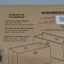 Winsome Torino Storage/Organization, Black 23.03"W x 10.24"H x 10.24"D