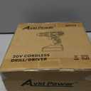 AVID POWER 20V MAX Lithium lon Cordless Drill Set, Power Drill Kit with Battery and Charger, 3/8-Inch Keyless Chuck, Variable Speed, 16 Position and 22pcs Drill Bits (Red)