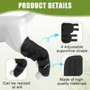 Dog Leg Braces for Rear Leg, Adjustable Dog Leg Sleeve Added Mobility Safety for Active Aging Dogs, Knee Support Straps for Outdoor Adventures Daliy Use Enhanced Stability (S)