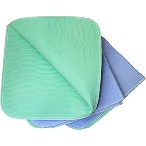 SAPPHIRE HOME Washable Reusable Underpads 2 Pack, Bed Pads Washable Waterproof, Extra Thick, Ultra Absorbent 34''x36'', Incontinence Bed Pads for Adults, Kids, and Pets