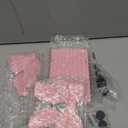 Chunful Pink Bow Napkin Holder, Cute Pink Kitchen Decor Napkin Paper Towel Holder Storage for Home Kitchen Dining Room Valentine's Gift Table Countertop Coquette Picnic Tissue Dispenser