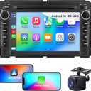 Car Radio for Chevy Silverado Tahoe GMC Sierra Yukon 2007-2013, Android 14 2+64G Double Din Car Stereo with Bluetooth, 7" HD Touchscreen with Apple CarPlay, Android Auto, Backup Camera, GPS, RDS