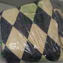 LIVEBOX Checkered Rug Runners for Hallways 2.5x8, Non Slip Kitchen Washable Runner Rugs, Moroccan Plaid Indoor Carpet Runner for Entryway Bathroom Bedroom Laundry