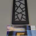 TRUWELLA Outdoor Wall Lights 11.8inch Modern Outdoor Wall Sconce LED Long Wall Sconces Black Front Porch Light Waterproof Led Wall Light IP67 3000K Exterior Lighting fixtures