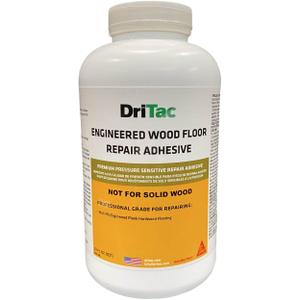 Sika DriTac - Professional Wood Floor Repair Adhesive - White - Repairs Gaps and Hollow Spots - for pros and DIYers - 1 Qt.