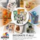 2 x X-Protector Halloween Make a Face Stickers for Kids - Halloween Sticker Activity Crafts - 27 Unique Character Face Stickers for Kids - Bulk Halloween Goodie Bag Stuffers & Party Favors! (9 Big Sheets)