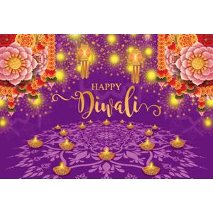 Diwali Backdrop Decorations for Home Happy Diwali Banner Indian Pooja Traditional Decorations India Wedding Deepavali Festival Photography Background Photo Props Booth 15x10ft