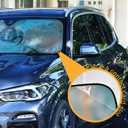 Cars Front Sun Shade Windshield,Foldable Reflective Sun Visor A Cute Penguin is Swimming Windshield Sunshade Cover,Blocks UV Ray Sun Protect Interior Keep Cool,55" x 27.6"